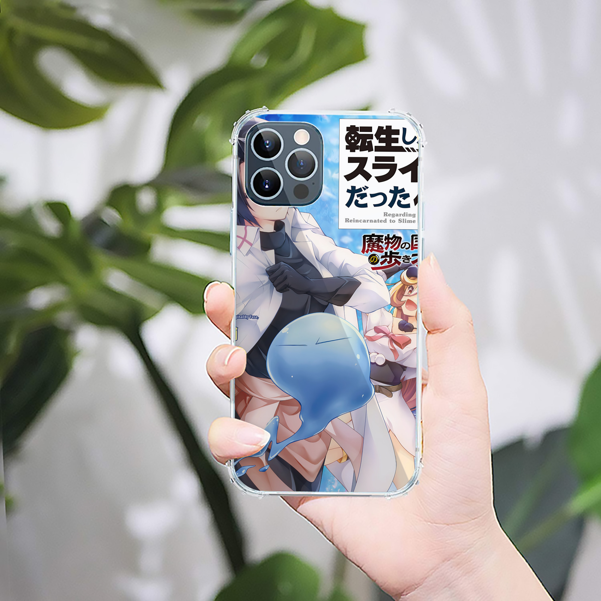 （画像用） 転スラ Regarding Reincarnated to Slime 【iPhone 12シリーズ対応】透明スマホケース（クリアソフトケース）